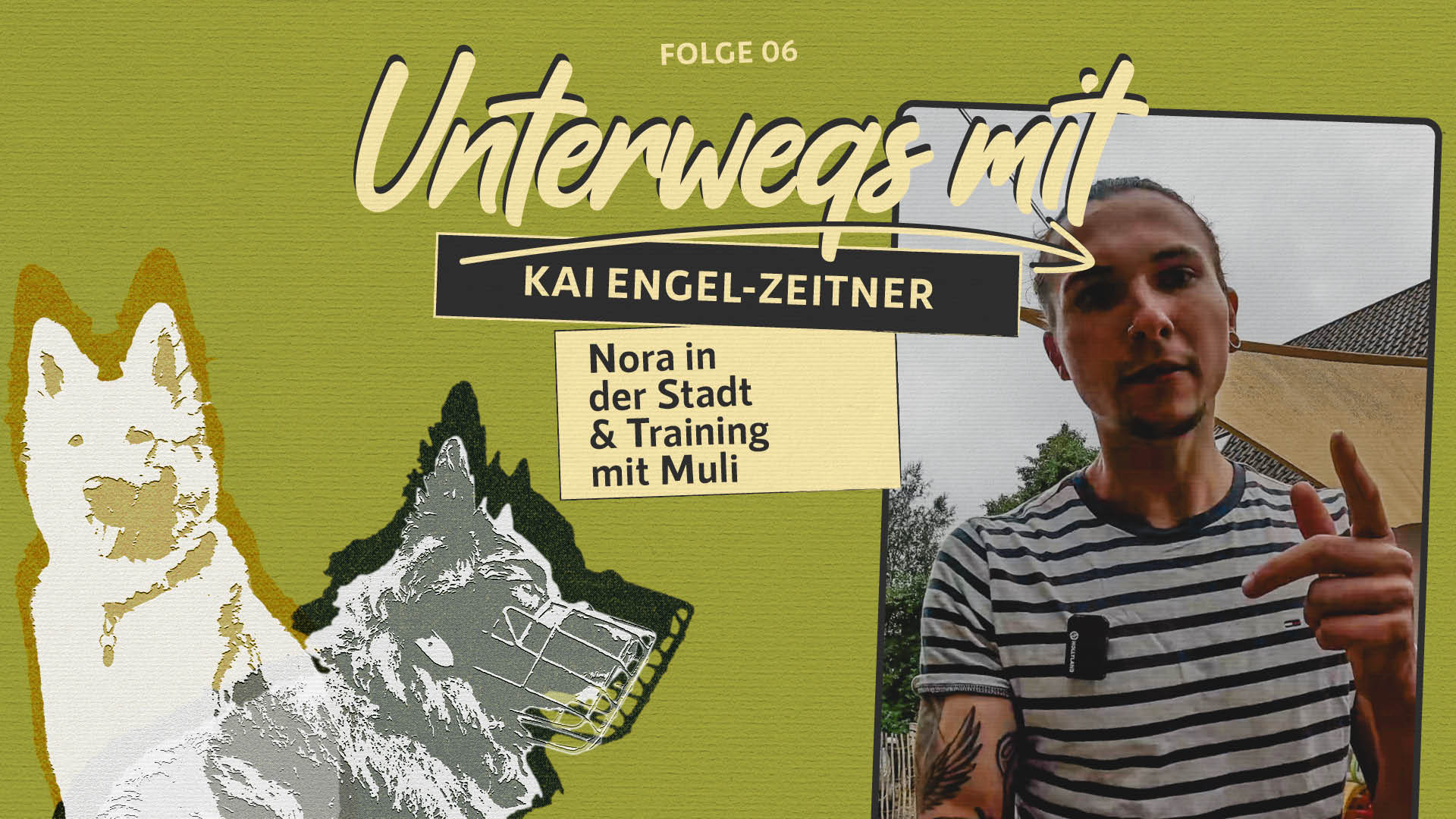 Unterwegs mit Kai – mit Nora in der Stadt und Training mit Muli
